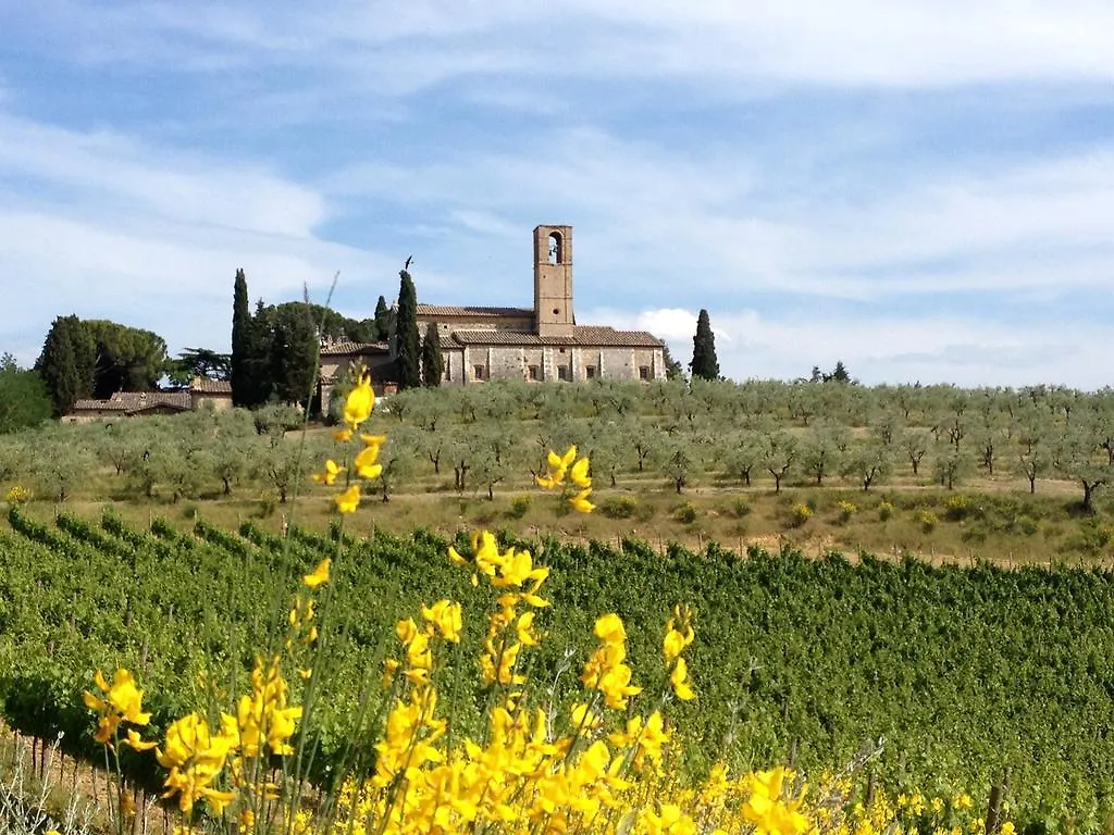 Villa Fattoria Abbazia Monte Oliveto San Gimignano Italien